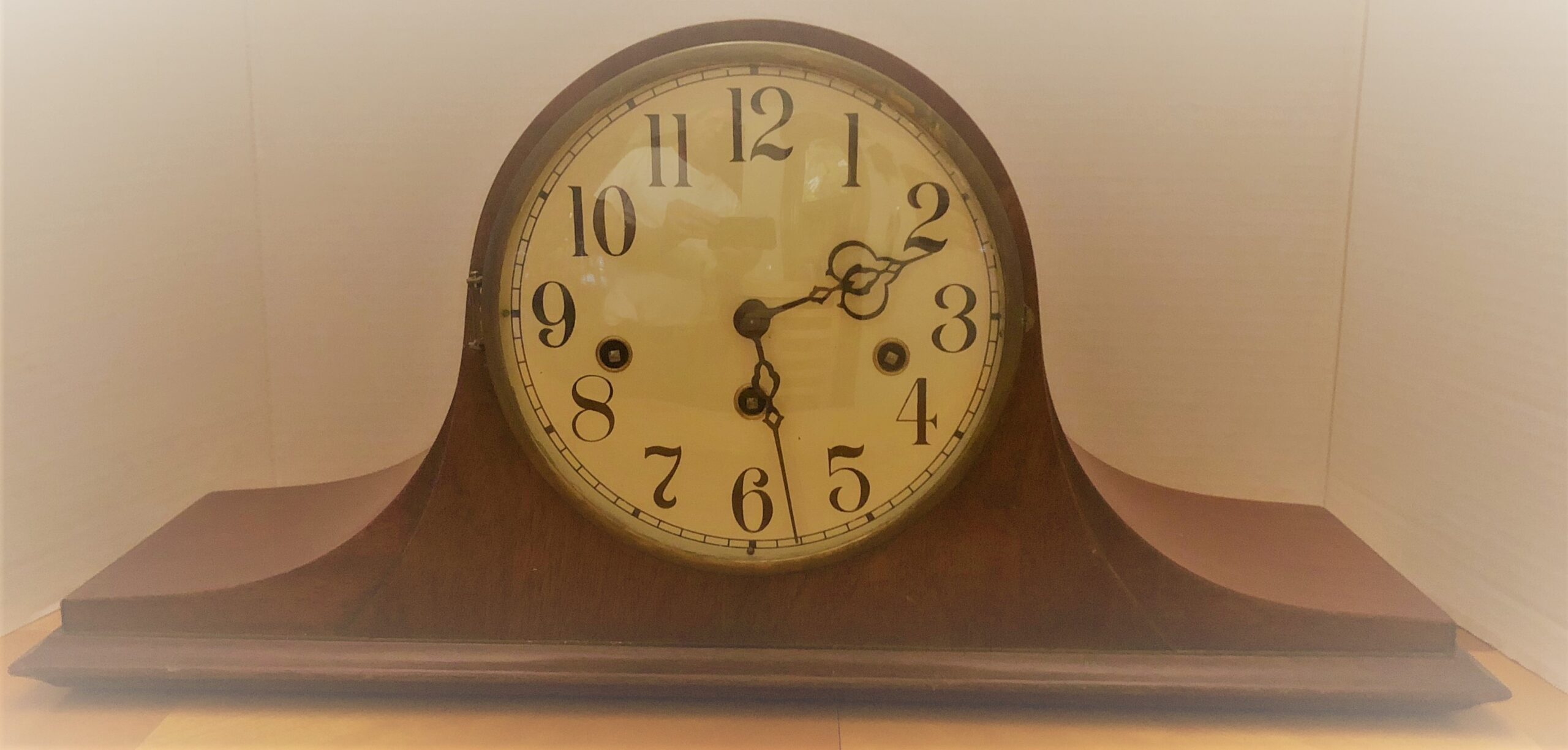 Humpback vintage clock