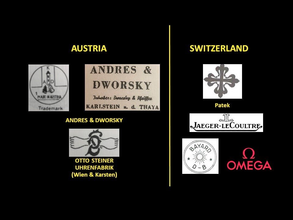 Pictures of Austria & Switzerland Trademarks. 
(Image: All rights reserved, Bordloub)
